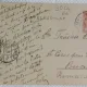 Carte Postala, Orasul Biserica Alba, Banatul de sud, Aleea principala, 1909