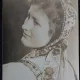 Carte Postala, Portret de tanara in costum traditional german, 1958