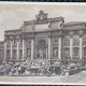 Carte postala, Roma, Fontana di Trevi, perioada interbelica