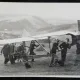 Carte Postala, Romania, Barbati cu un aeroplan, perioada interbelica