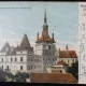 Carte Postala, Sighisoara, Internatul de baieti si Turnul cu ceas, 1905