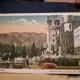 Carte Postala - Sinaia. Castelul Peles cu terasa din fata