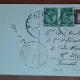 Carte postala, Sinaia, drumul spre Castelul Peles, 1932