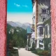 Carte postala, Sinaia, Terasa Castelului Peles, perioada interbelica