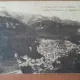 Carte postala, Sinaia vedere generala cu Castelul peles, 1950