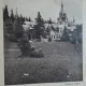 Carte postala, Sinaia, Vedere spre Castelul Peles, 1927