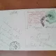 Carte postala, tanara cu basca, inceput de secol XX