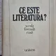 CE ESTE LITERATURA ? SCOALA FORMALA RUSA . ANTOLOGIE SI PREFATA DE MIHAI POP