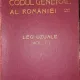 CODUL GENERAL AL ROMANIEI, LEGI UZUALE VOL.III - HAMANGIU