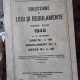 Colectiune de legi si regulamente tomul XXIII 1945 legi nr.1 - 60