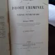 COURS DE DROIT CRIMINEL ET DE SCIENCE PENITENTIAIRE - GEORGES VIDAL