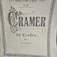 Cramer, 84 etudes, vol.I - L. Benda  partitura