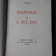 DAPHNIS ET CHLOE - LONGUS, ILUSTRATII DE JOUMARD, G.P (CARTE IN LIMBA FRANCEZA)