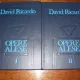 David Ricardo - OPERE ALESE, 2 vol.