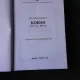 DEN GNADENREICHE KORAN  (TEXT IN LIMBA GERMANA)
