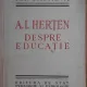 Despre educatie - A. I. Herten