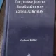 Dictionar Juridic Roman-German, German-Roman