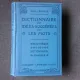 DICTIONNAIRE DES IDEES-SUGGEREES PAR LES MONTS - PAUL ROUAIX  (CARTE IN LIMBA FRANCEZA)