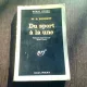 DU SPORT A LA UNE - W.R. BURNETT  (CARTE IN LIMBA FRANCEZA)