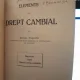 Elemente de Drept Cambial - Mihail Pascanu cu dedicatia autorului pentru parintii sai