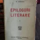 EPILOGURI LITERARE - E. LOVINESCU