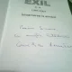 EXIL. INTOARCEREA LA SIMBOL - CAMILIAN DEMETRESCU  (CU DEDICATIA AUTORULUI)