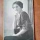 Fotografie adolescenta, pe carton, sfarsit de secol XIX