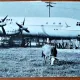 Fotografie, avion al Tarom, tip IL-18, perioada comunista