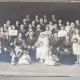 Fotografie de la o nunta a unor romani stabiliti in America, perioada interbelica