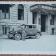 Fotografie,  Geo Litarczek, parintele radiologiei romanesti in masina Chevrolet, in fata hotelului Austria, 1934