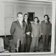 Fotografie, Nicolae Ceausescu cu Manea Manescu, Ilie Verdet si Cornel Burtica