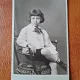 Fotografie pe carton, baietel, perioada interbelica