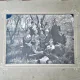 Fotografie pe carton, familie in gradina, 1921