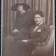 Fotografie tip Carte Postala, Barbat si Femeie (Radu si Lola), 1924