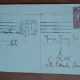Fotografie tip carte postala, circulata, tanara cu un cal, 1922