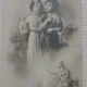 Fotografie tip Carte postala, Doua fetite, 1943