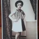 Fotografie tip carte postala, fetita, 1933
