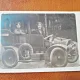 Fotografie tip Carte Postala, Mama si fiu in masina de epoca, perioada interbelica, necirculatas