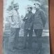 Fotografie tip carte postala necirculata, 3 militari, perioada interbelica
