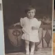 Fotografie tip carte postala, necirculata, baietel de 1 an, 1925