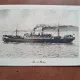 Fotografie tip carte postala, vapor Ru di Italia, 1925