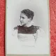 Fotografie tip CDV, adolescenta, inceput de secol XX