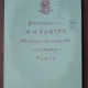 Fotografie tip CDV, barbat cu barba, inceput de secol XX