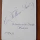 Fotografie tip CDV, barbat cu mustata, perioada interbelica