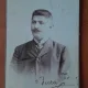 Fotografie tip CDV, barbat inceput de secol XX