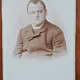 Fotografie pe carton, barbat, perioada interbelica
