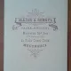Fotografie tip CDV, doua fetite, inceput de secol XX