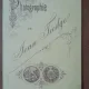 Fotografie tip CDV, fetita, inceput de secol XX
