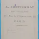 Fotografie tip CDV, Subofiter francez in uniforma de ceremonie,1885
