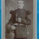 Fotografie tip CDV, Subofiter francez in uniforma de ceremonie,sfarsit de secol XIX